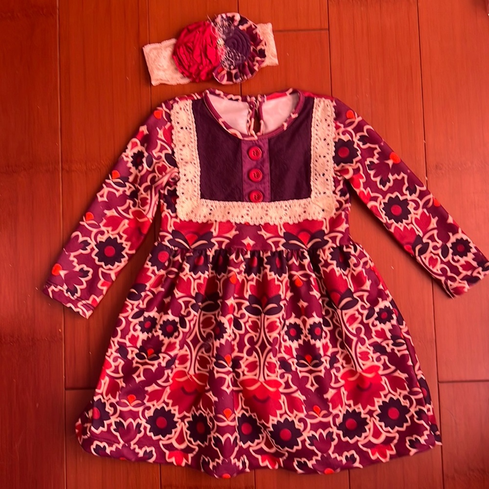 Persnickety size 2 EUC with matching headband